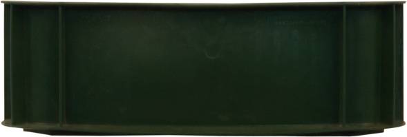 Ящик пластиковый сплошной, 430х330х110 мм, синий [405]