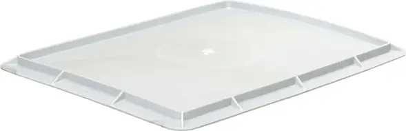 Крышка пластиковая для сырково-творожного ящика, 532x400 мм, белый [306-1 м]