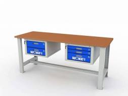 Стол рабочий ДВК стационарный WOKER PRO 11.1500