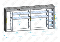 Шкаф в паркинг ROLL‑BOX IN STOCK XL-2.3