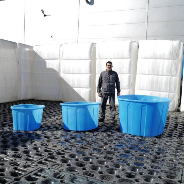 Ванна пластиковая пищевая О, 400 л, HDPE, синий [131.0400.601.0]