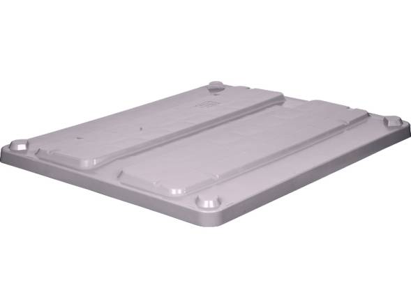 Крышка для крупногабаритного контейнера BoxPallet, 1230х1040х80 мм, серый [1000 АСЕ]