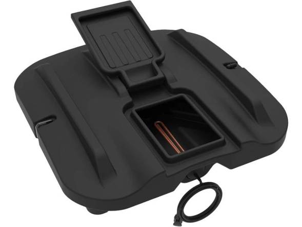 Бак пластиковый для летнего душа с подогревом, 100 л, черный [Б-100]