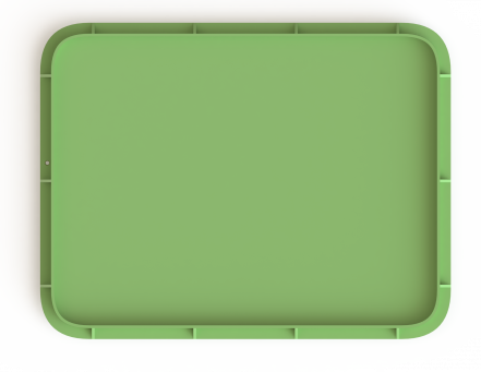 Крышка лотка кондитерского (453х335х15)