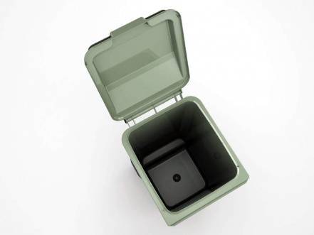 Пластиковый мусорный контейнер на колесах, 240 литров