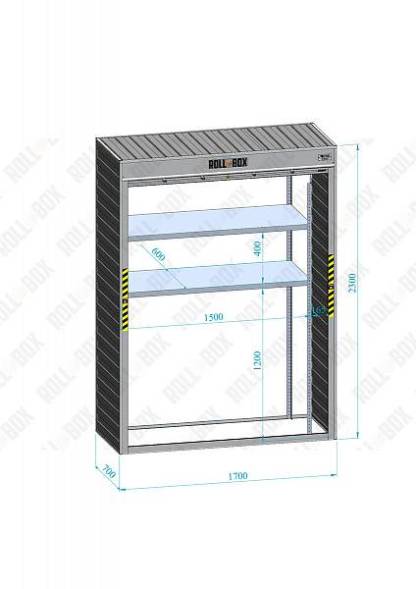 Шкаф в паркинг ROLL‑BOX IN STOCK XS-1