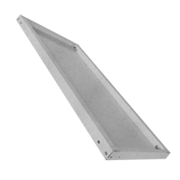 Полка металлическая для стеллажей Практик MS U 70х40, 700x400 мм, серебристый [S24799301258]