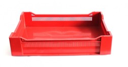 Ящик ягодный 120, 600х400х135 мм, красный