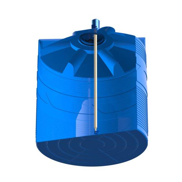 Емкость V 2000 литров с пропеллерной мешалкой