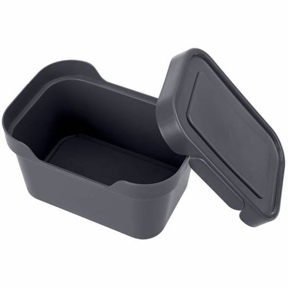 Ящик с крышкой универсальный Luxe, 1,9л, серый