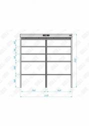 Роллетный шкаф ROLL-BOX SIMPLE Plus 24.07.44.V2-1