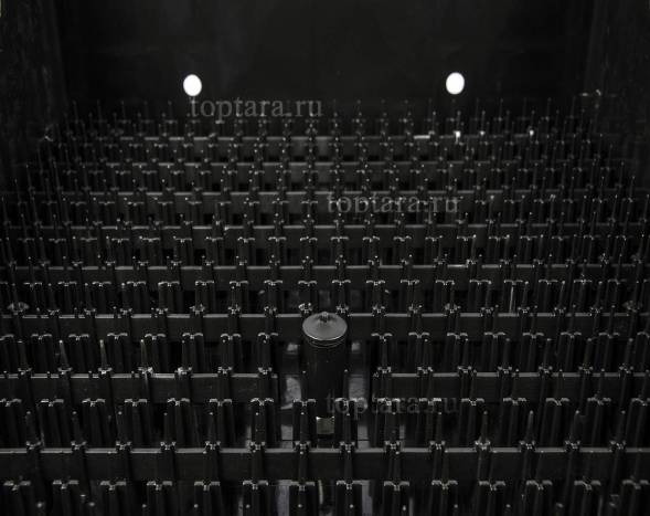 Ящик пластиковый для гидропонной выгонки с клапаном, 600х400х190 мм, черный [600400190-04К]