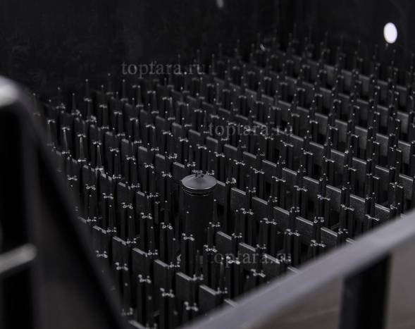 Ящик пластиковый для гидропонной выгонки с клапаном, 600х400х190 мм, черный [600400190-04К]