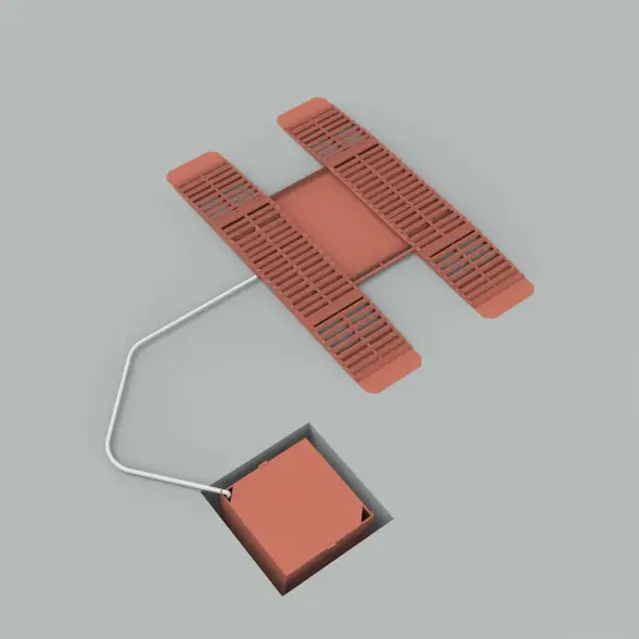 Эстакада разборная металлическая &quot;Комфорт&quot;, 4м, грузоподъемность 70т, красная