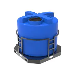 Емкость T 2000л синяя в обрешетке