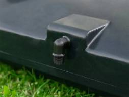 Бак пластиковый для летнего душа, 100 л, черный [Б-100]