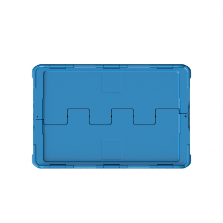 Контейнер пластиковый вкладываемый INSTORE, 600х400х370 мм, синий [KV 6437]