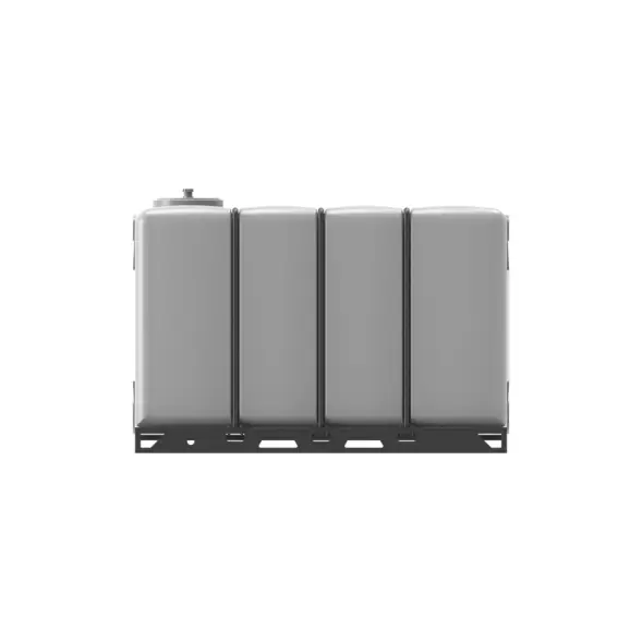 Емкость KR 4000л под плотность до 1.5 г/см3 для транспортировки белая в обрешетке New