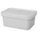 Ящик с крышкой универсальный Luxe, 4,6л, светло-серый