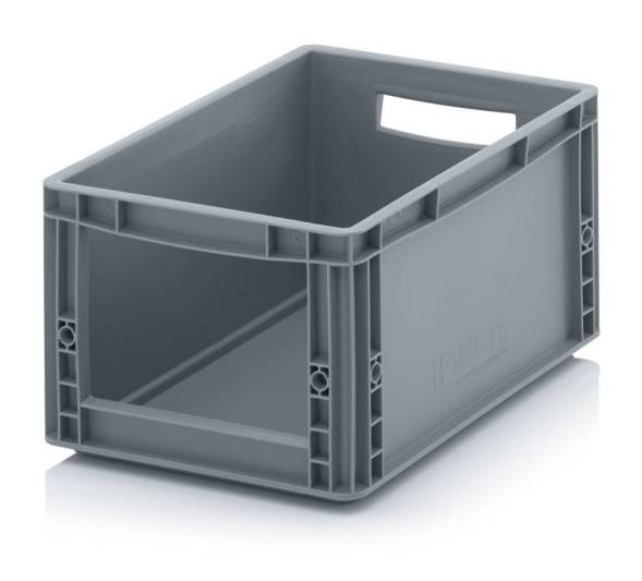 Евроконтейнер пластиковый без передней стенки в евроформате SLK SLK 43/22 40x30x22 см