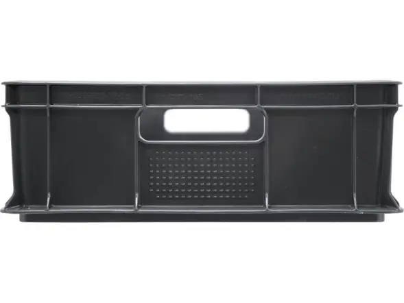 Ящик пластиковый сплошной, 600×400×140 мм, 27 л, серый [705.03.01]