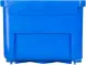Контейнер полочный пластиковый, 170x105x80 мм, 1.43 л, синий [6001]