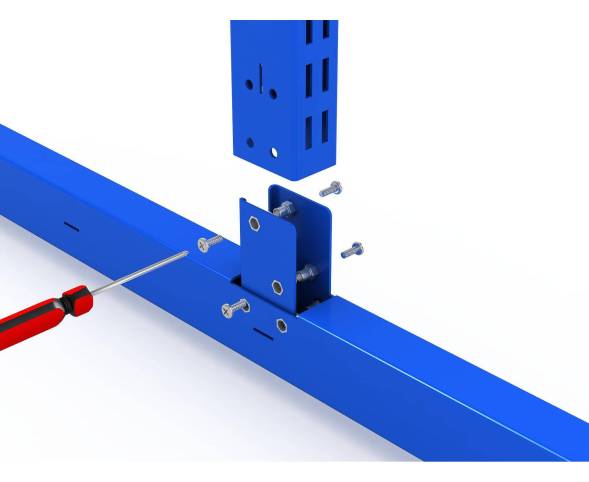 Система хранения двухсторонняя ДВК SORTEX 1075-2 №1-4, синий [КГ030394]