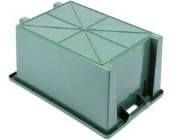Пластиковый ящик 600х400х300 конусный сплошной