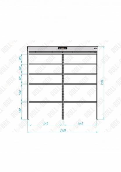 Роллетный шкаф ROLL-BOX SIMPLE Plus 24.08.44.V2-1