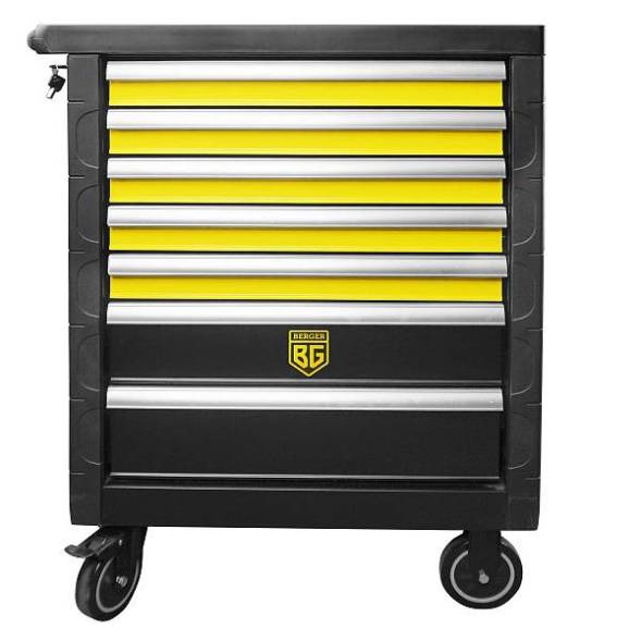 Тележка инструментальная 7 ящиков BERGER
