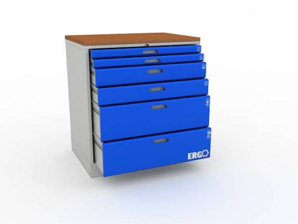 Тумба инструментальная ДВК ERGO XL 06.2