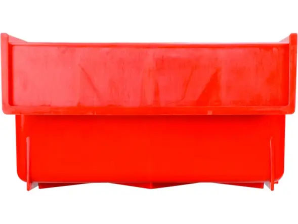 Контейнер полочный пластиковый, 400x185x100 мм, 7.4 л, красный [6003]