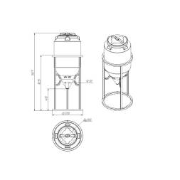 Емкость ФМ 120 л в обрешетке New