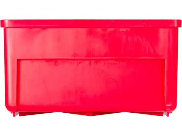 Контейнер полочный пластиковый, 500x185x100 мм, 9.25 л, красный [6004]
