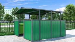 Контейнерная площадка КП12, 4000x6000x2600 мм