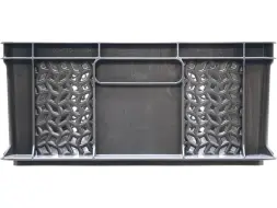 Ящик пластиковый сплошной, 600x400x180 мм, 35 л, серый [706.02.02]