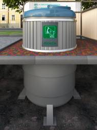 Контейнерная площадка КП17, 6000x2000x2200 мм