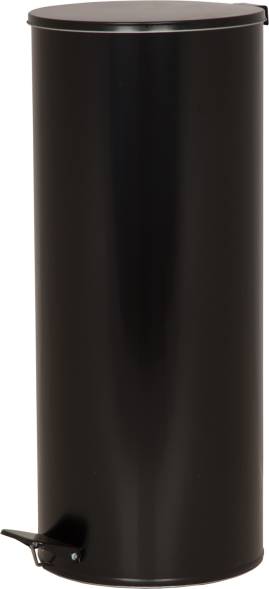Урна мусорная с педалью, 30 литров, черный