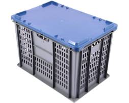 Пластиковый ящик 600х400х410 с перфорацией стенок