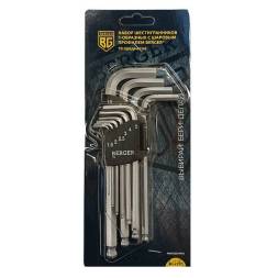 Набор ключей шестигранных 10 предметов BERGER