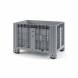 Крупногабаритный перфорированный пластиковый контейнер на ножках IBOX, 1200х800x800 мм, серый [11.602.92.PE.C10]