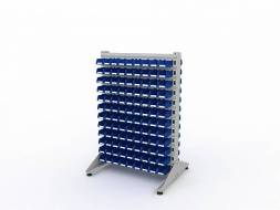 Стеллаж для пластиковых лотков ДВК SORTEX двухсторонний 1500x1000x800.01