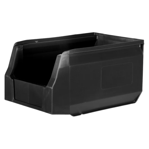 Складской лоток для метизов, мелочей и деталей Logic Store®, 350х225х150 мм, черный [12.403]