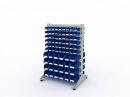 Стеллаж для пластиковых лотков ДВК SORTEX двухсторонний 1500x1000x800.04