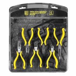 Набор мини-губцевого инструмента 6 предметов BERGER