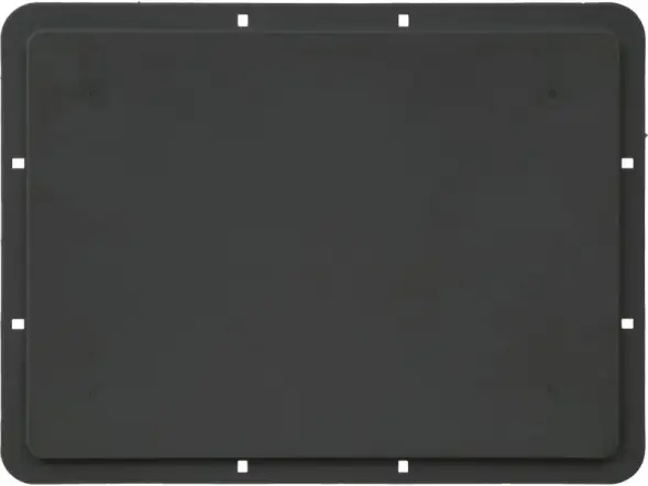 Евроконтейнер пластиковый сплошной ЕС 4322.1 R, 400x300x220 мм, 21 л, черный