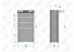 Металлический роллетный шкаф ROLL-BOX SIMPLE 10.05.5.V1