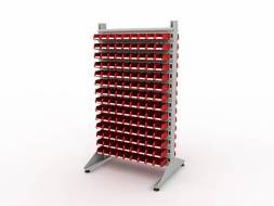 Стеллаж для пластиковых лотков ДВК SORTEX двухсторонний 1800x1000x800.01