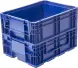 Евроконтейнер пластиковый R-KLT 4315, 396х297х147 мм, 10,1 л, синий