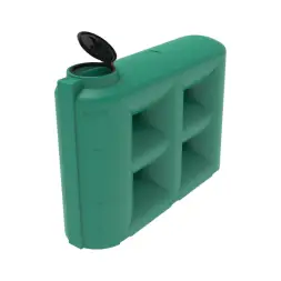 Емкость S 3000 л с откидной крышкой зеленая